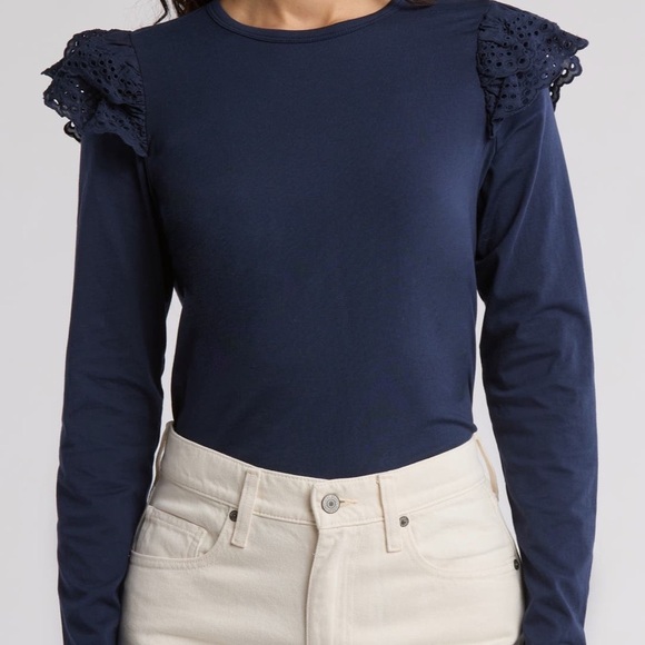Joe's Jeans Tops - Joe’s Jeans Navy Long Sleeve Top